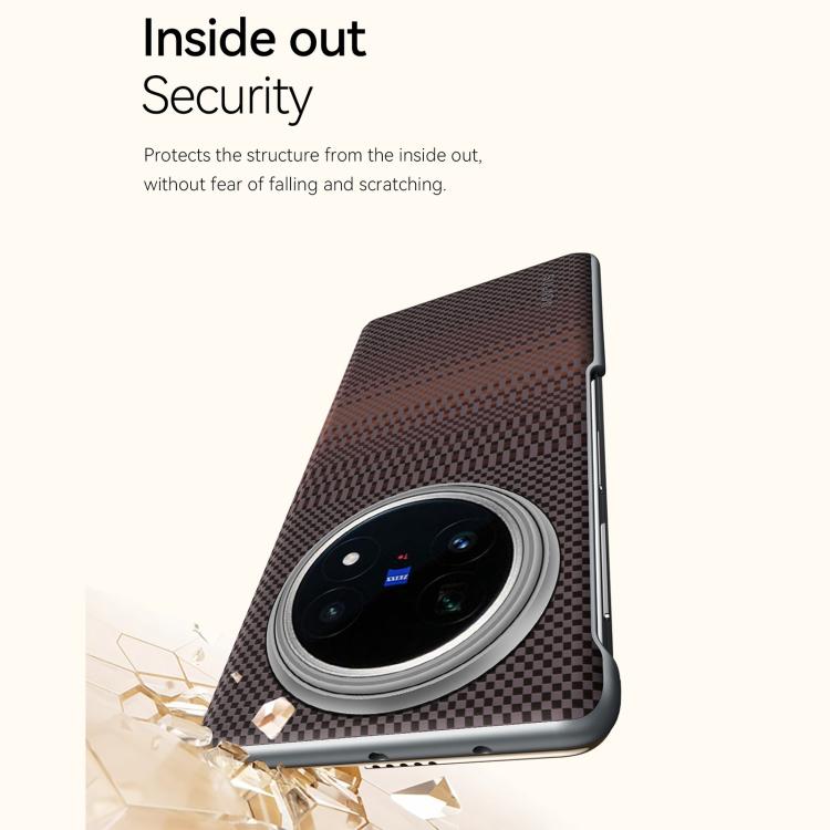 For vivo X Fold5 SULADA Kevlar Woven Texture Magnetic Leather Phone Case