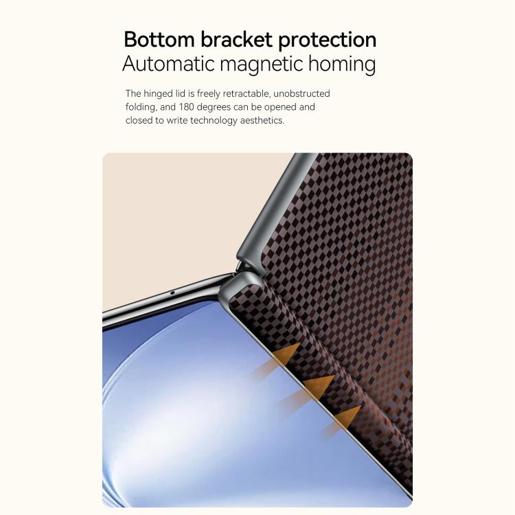 For vivo X Fold5 SULADA Kevlar Woven Texture Magnetic Leather Phone Case