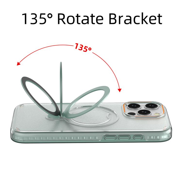 For iPhone 16 Pro Max Colorful 2 in 1 MagSafe Ring Holder Phone Case
