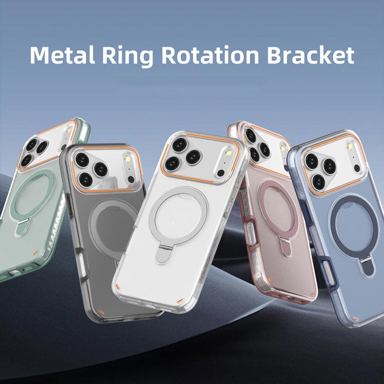 For iPhone 17 Pro Max Colorful 2 in 1 MagSafe Ring Holder Phone Case