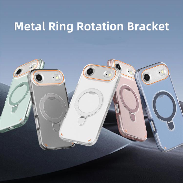 For iPhone Air Colorful 2 in 1 MagSafe Ring Holder Phone Case
