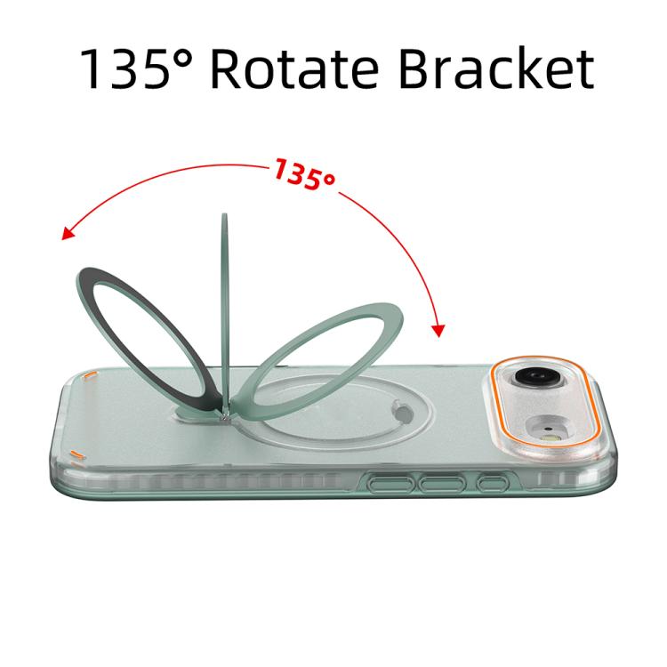 For iPhone Air Colorful 2 in 1 MagSafe Ring Holder Phone Case