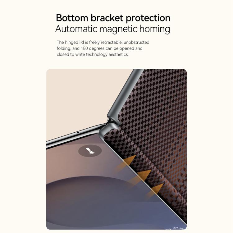 For Samsung Galaxy Z Fold7 5G SULADA Kevlar Woven Texture Magnetic Leather Phone Case