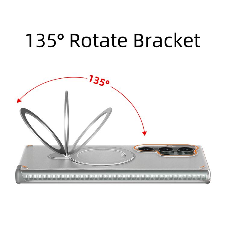 For Samsung Galaxy S24 Ultra 5G Colorful 2 in 1 MagSafe Ring Holder Phone Case