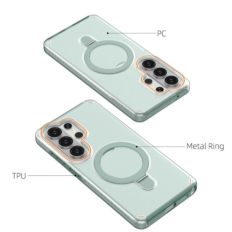 For Samsung Galaxy S26 Ultra 5G Colorful 2 in 1 MagSafe Ring Holder Phone Case