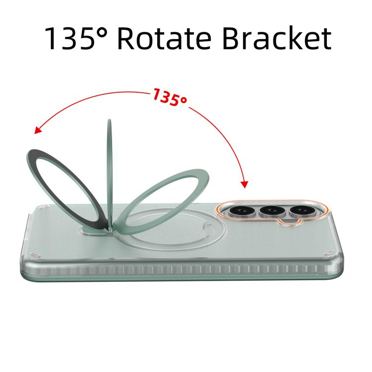 For Samsung Galaxy S26+ 5G Colorful 2 in 1 MagSafe Ring Holder Phone Case