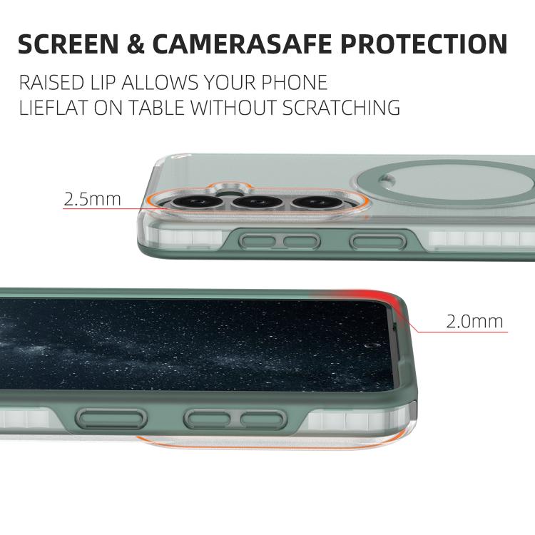 For Samsung Galaxy S26+ 5G Colorful 2 in 1 MagSafe Ring Holder Phone Case