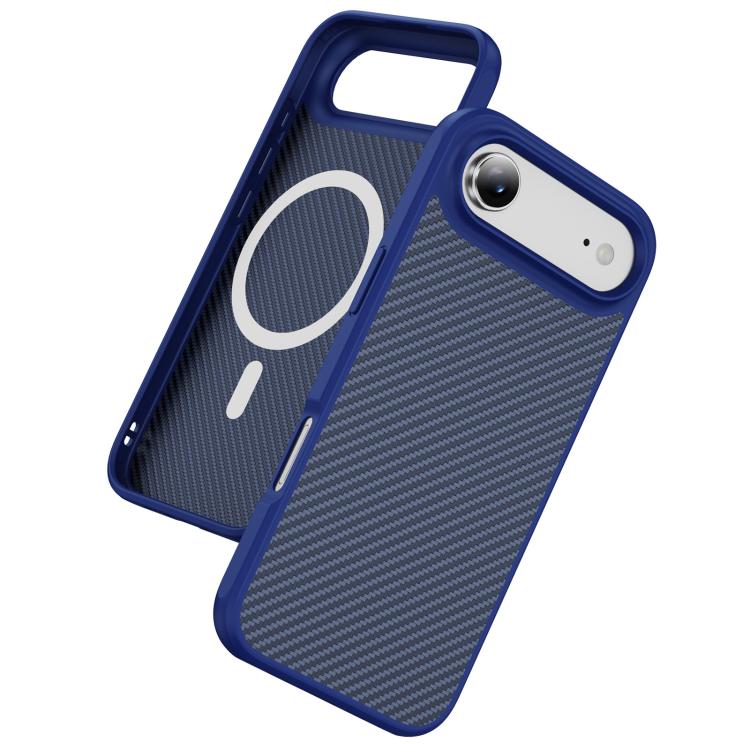 For iPhone Air Carbon Fiber Texture Skin-feel MagSafe Phone Case