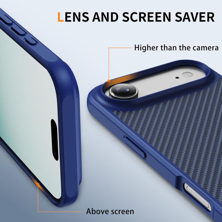 For iPhone Air Carbon Fiber Texture Skin-feel MagSafe Phone Case