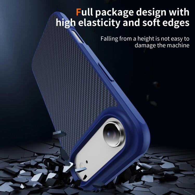 For iPhone Air Carbon Fiber Texture Skin-feel MagSafe Phone Case