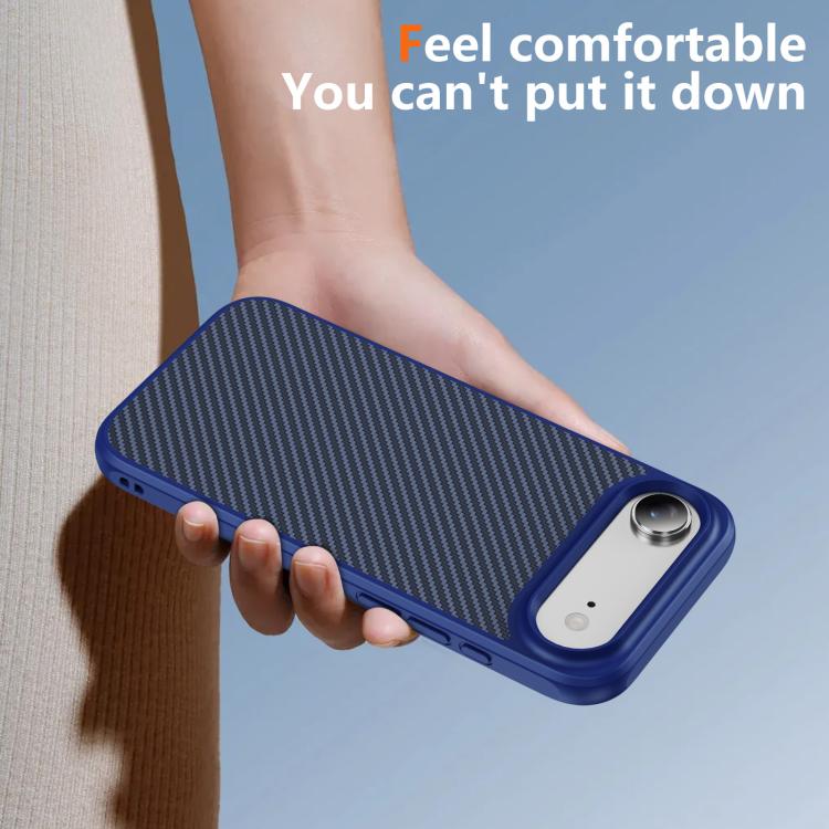 For iPhone Air Carbon Fiber Texture Skin-feel MagSafe Phone Case