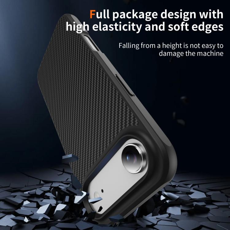 For iPhone Air Carbon Fiber Texture Skin-feel MagSafe Phone Case