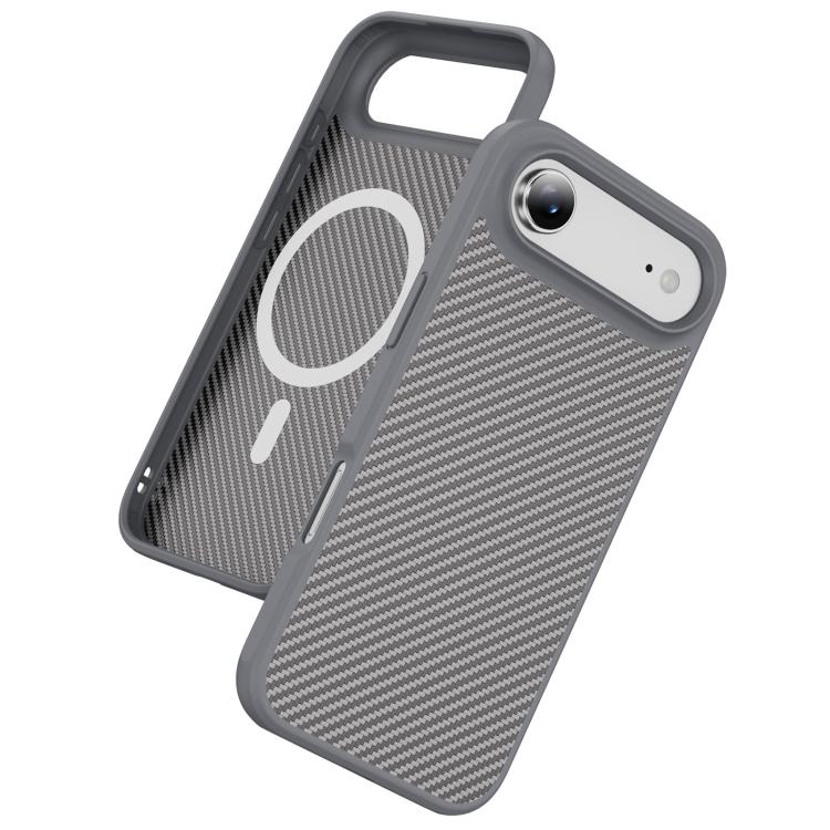 For iPhone Air Carbon Fiber Texture Skin-feel MagSafe Phone Case