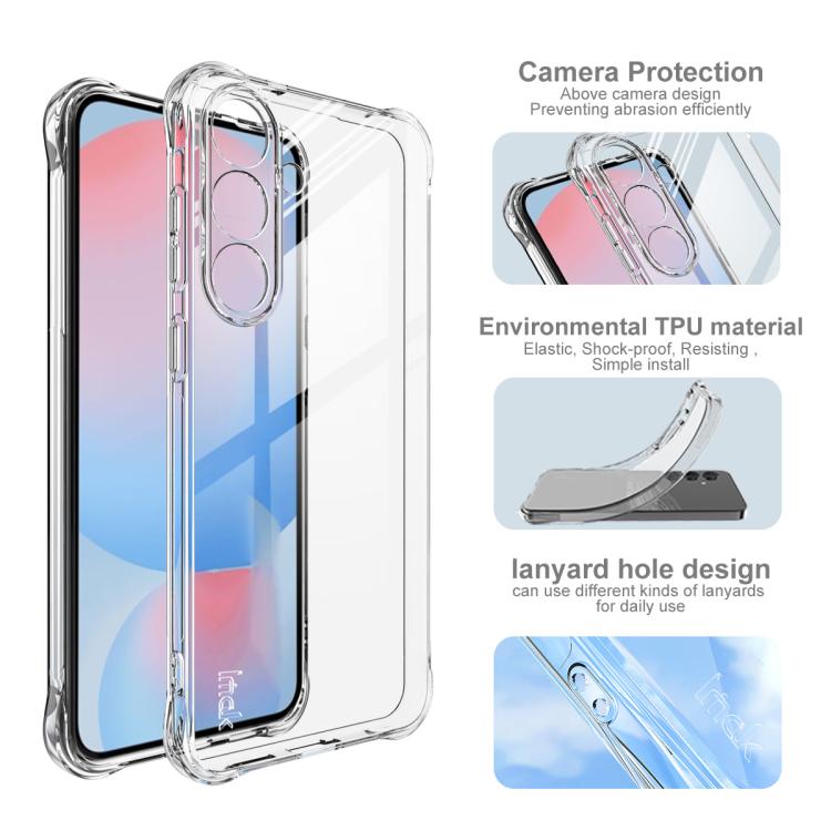 For Samsung Galaxy S25 FE 5G imak Shockproof Airbag TPU Phone Case