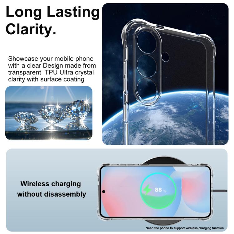 For Samsung Galaxy S25 FE 5G imak Shockproof Airbag TPU Phone Case