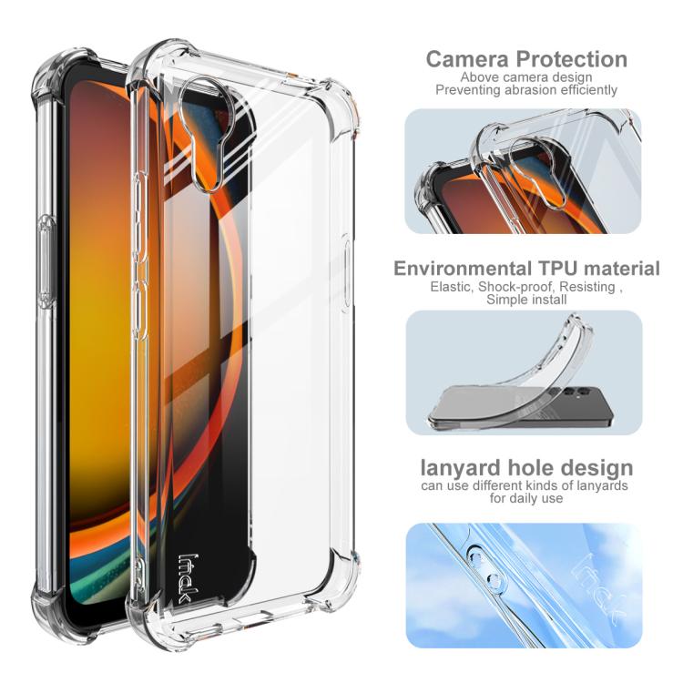 For Samsung Galaxy Xcover7 imak Shockproof Airbag TPU Phone Case