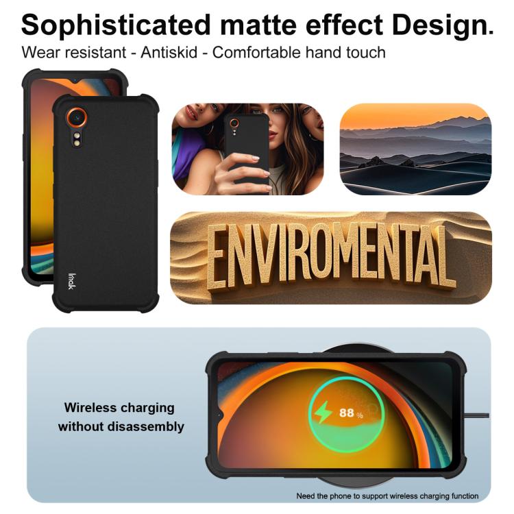 For Samsung Galaxy Xcover7 imak Shockproof Airbag TPU Phone Case