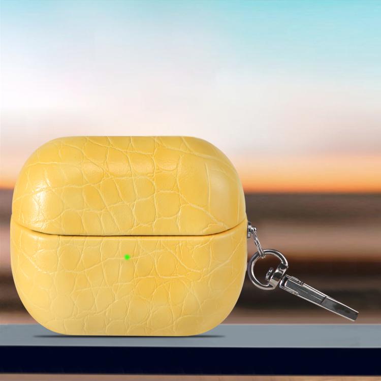 For Samsung Galaxy Buds3 / Buds3 Pro Candy Color Crocodile Texture Earphone Protective Case