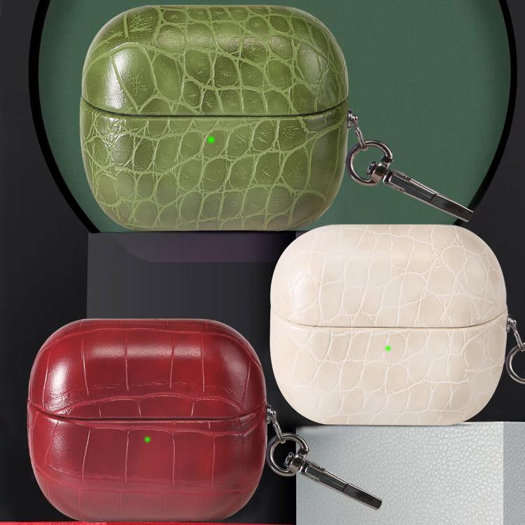 For Samsung Galaxy Buds3 / Buds3 Pro Candy Color Crocodile Texture Earphone Protective Case