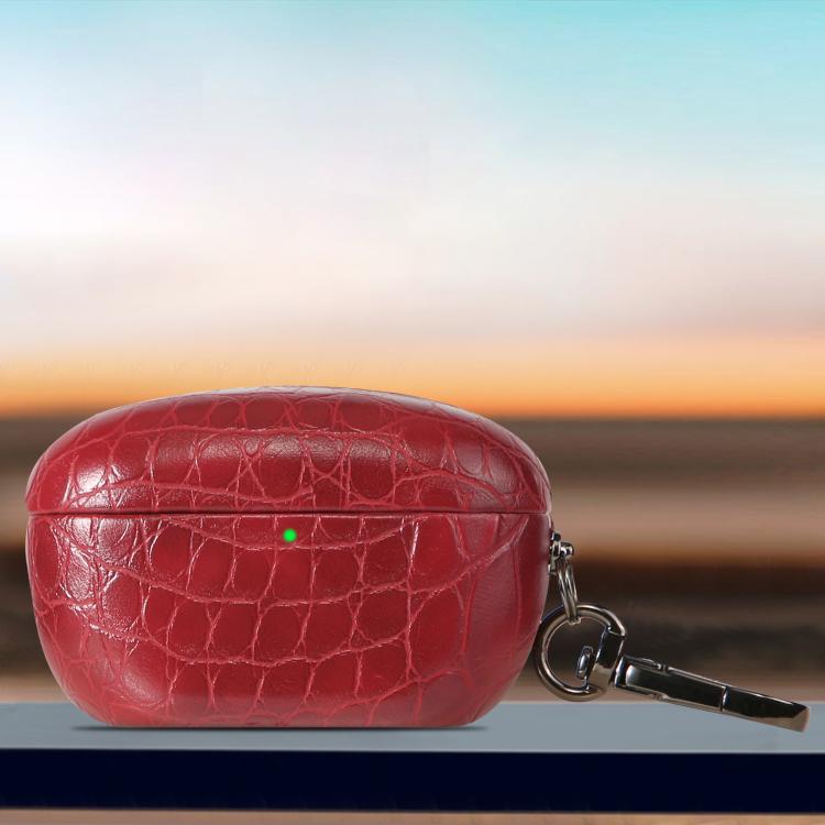 For Sony WF-1000XM5 Candy Color Crocodile Texture Earphone Protective Case