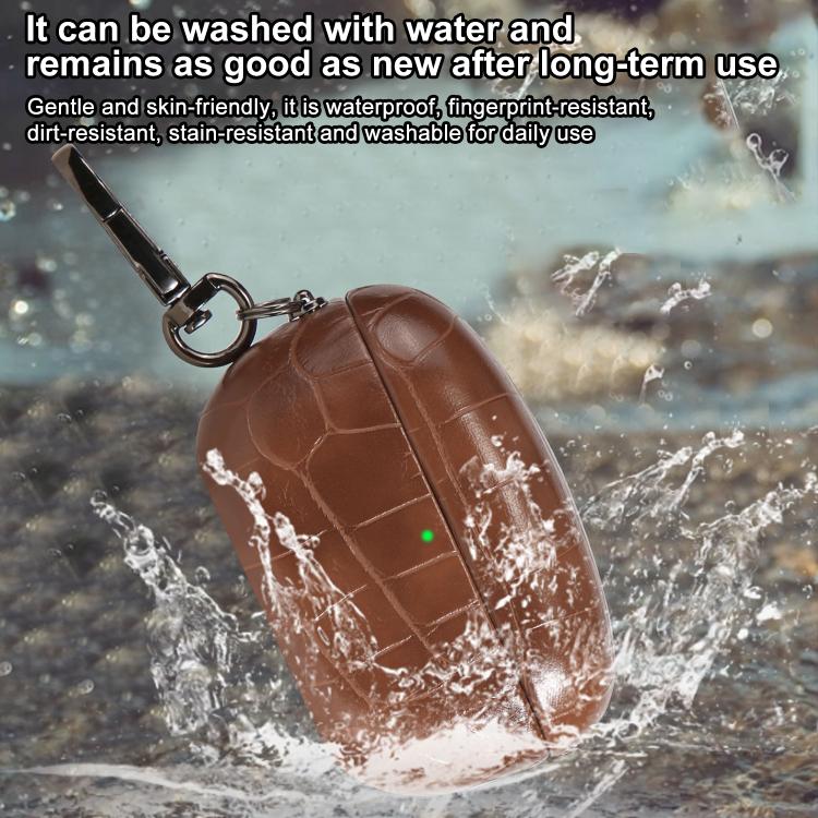 For Sony WF-1000XM5 Candy Color Crocodile Texture Earphone Protective Case