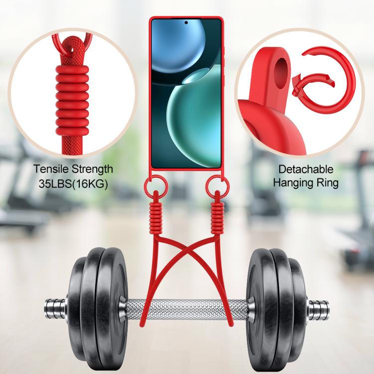 For Samsung Galaxy S25 Ultra 5G Integrated Card Bag Solid Color Liquid Silicone Phone Case Gen2 with Short Lanyard