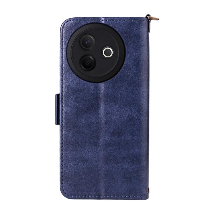 For vivo Y39 5G Global Multi-card Slots Crossbody Cowhide Leather Phone Case
