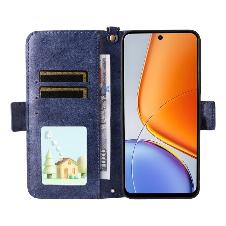 For vivo Y39 5G Global Multi-card Slots Crossbody Cowhide Leather Phone Case
