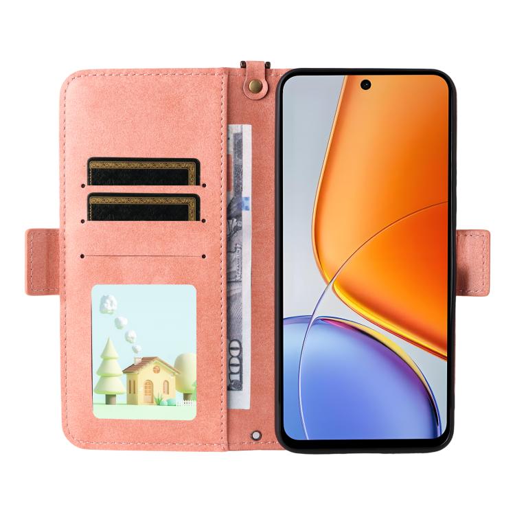 For vivo Y39 5G Global Multi-card Slots Crossbody Cowhide Leather Phone Case