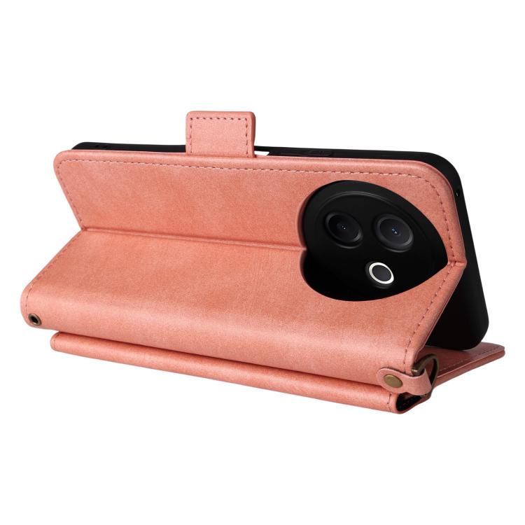For vivo Y39 5G Global Multi-card Slots Crossbody Cowhide Leather Phone Case