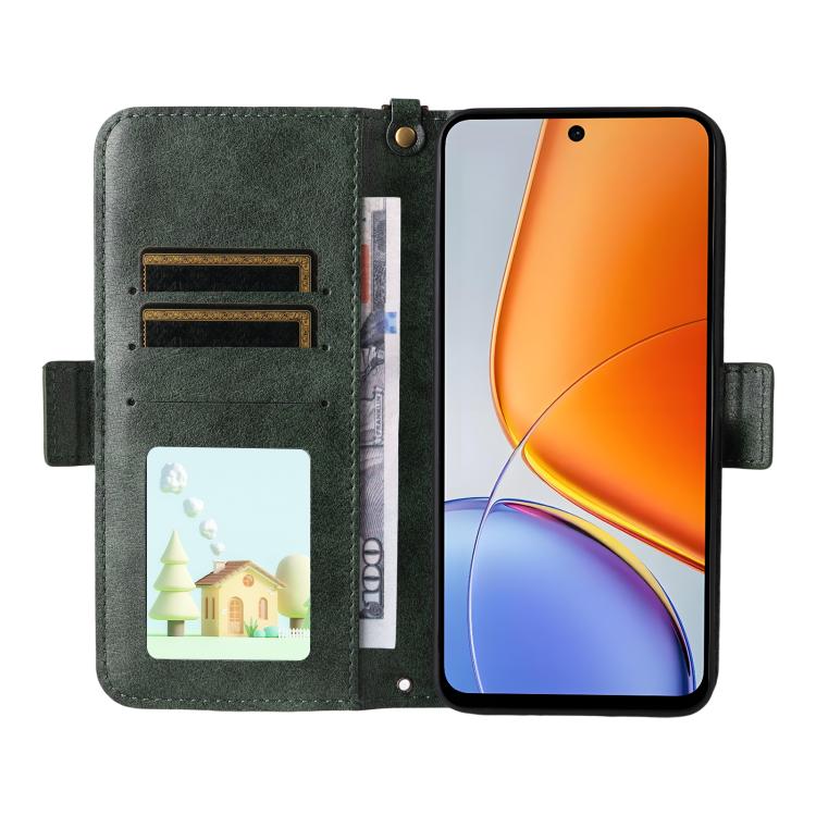 For vivo Y39 5G Global Multi-card Slots Crossbody Cowhide Leather Phone Case