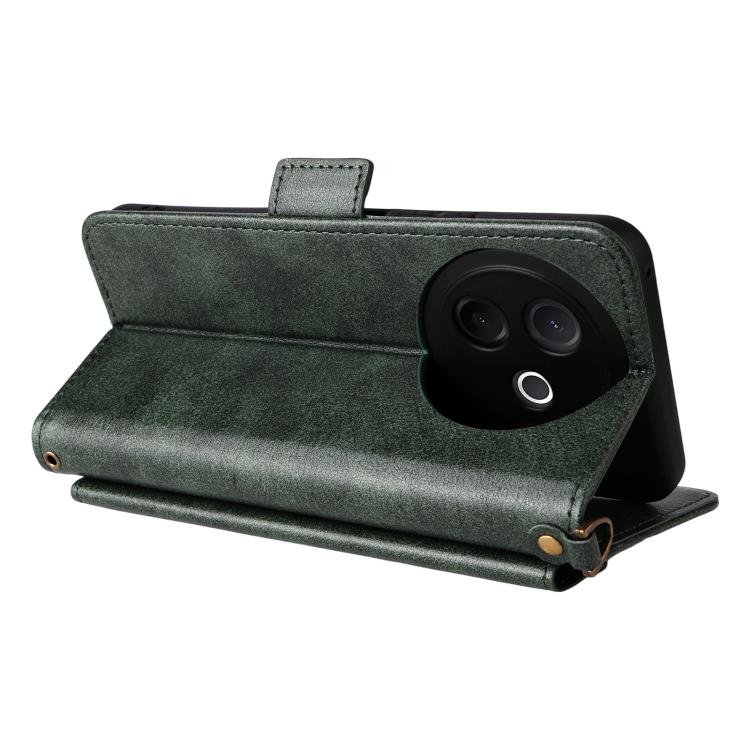 For vivo Y39 5G Global Multi-card Slots Crossbody Cowhide Leather Phone Case