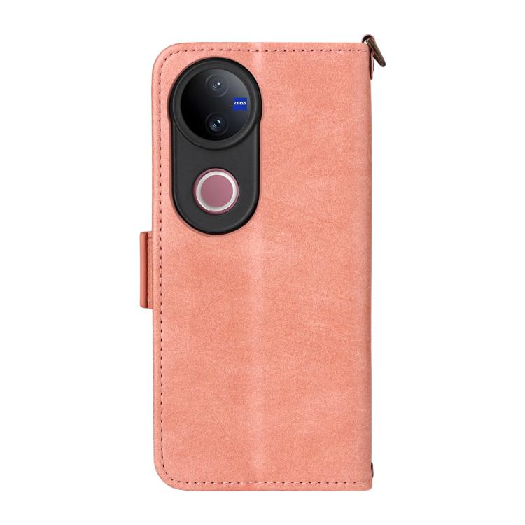 For vivo V50 5G Global / V50e Multi-card Slots Crossbody Cowhide Leather Phone Case