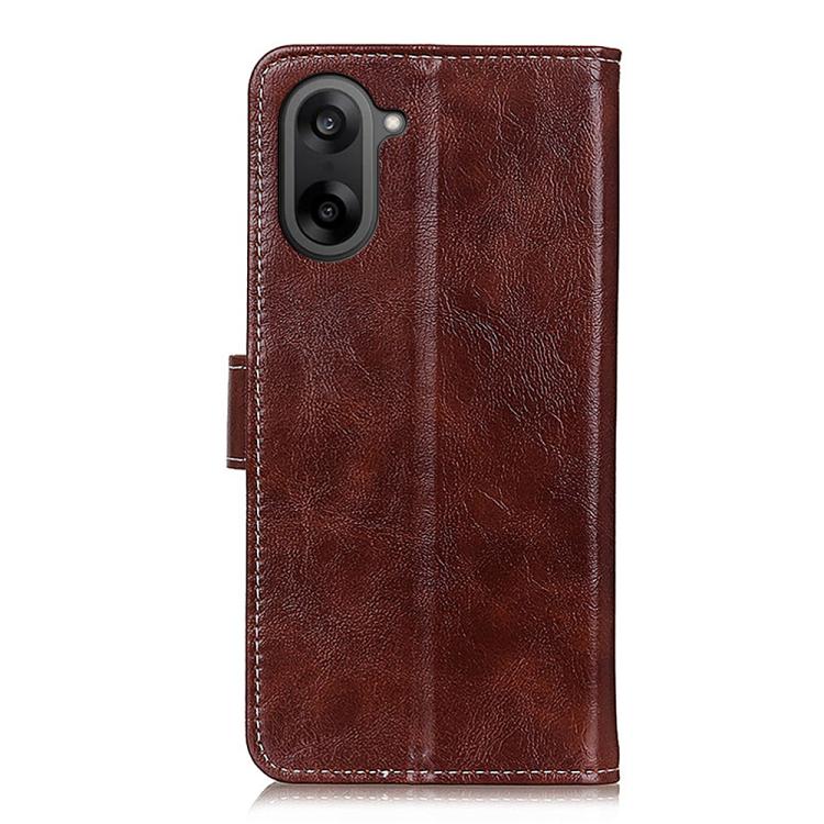 For OnePlus Nord CE5 / Ace 5 Racing Retro Crazy Horse Texture Leather Phone Case