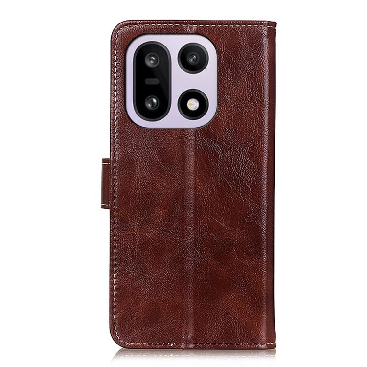 For OnePlus 15 Retro Crazy Horse Texture Leather Phone Case