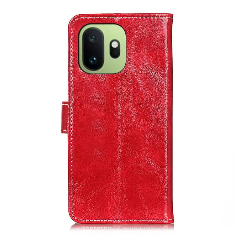 For OnePlus 15T Retro Crazy Horse Texture Leather Phone Case