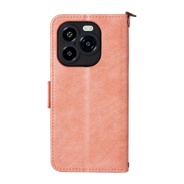 For Oukitel C65 Pro / C65 Multi-card Slots Crossbody Cowhide Leather Phone Case