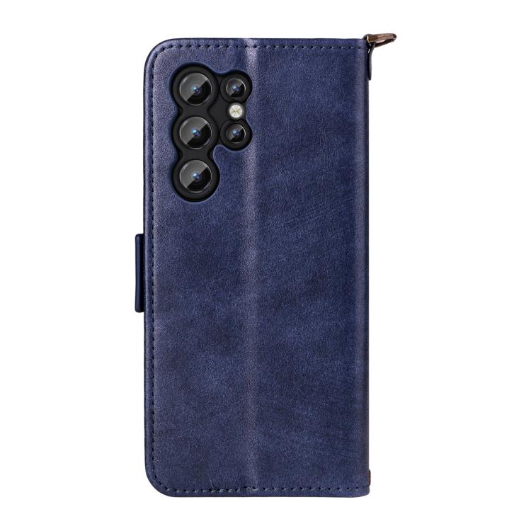 For Oukitel C1 Pro / C1 Multi-card Slots Crossbody Cowhide Leather Phone Case