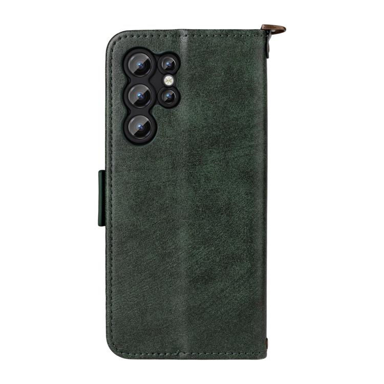 For Oukitel C1 Pro / C1 Multi-card Slots Crossbody Cowhide Leather Phone Case