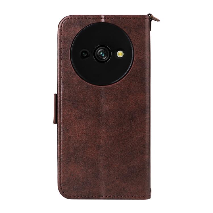 For Oukitel C59 Pro Multi-card Slots Crossbody Cowhide Leather Phone Case