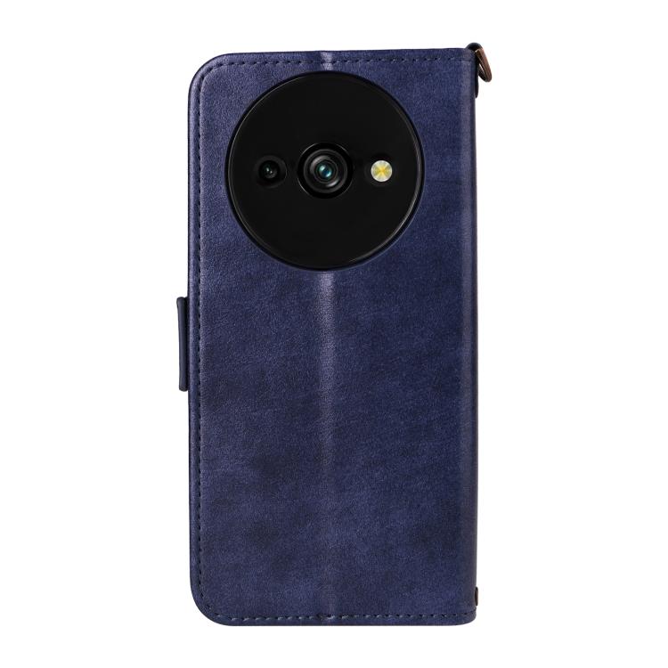 For Oukitel C59 Pro Multi-card Slots Crossbody Cowhide Leather Phone Case