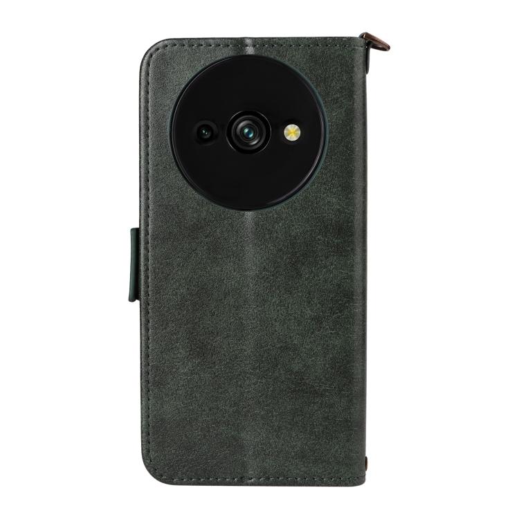 For Oukitel C59 Pro Multi-card Slots Crossbody Cowhide Leather Phone Case