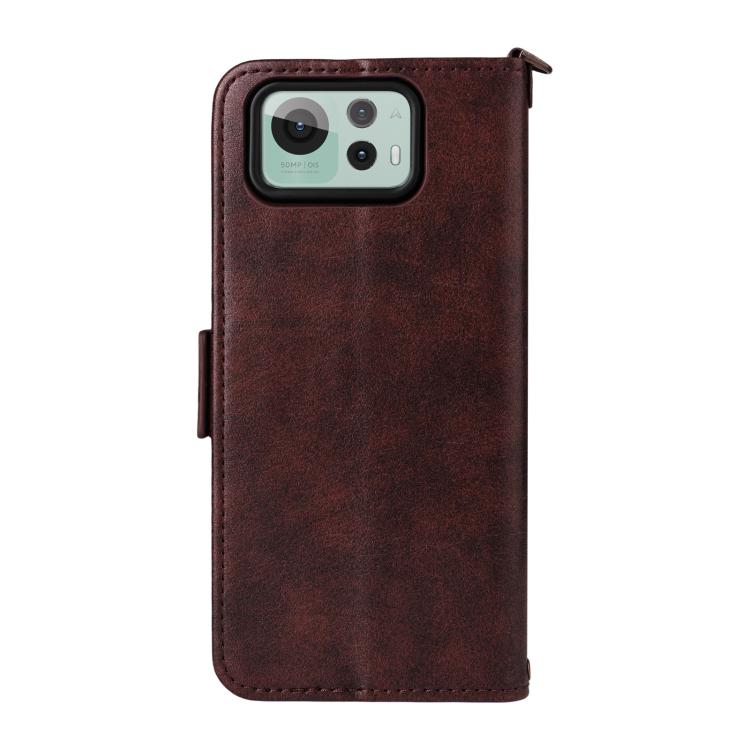 For Asus Zenfone 12 Ultra Multi-card Slots Crossbody Cowhide Leather Phone Case