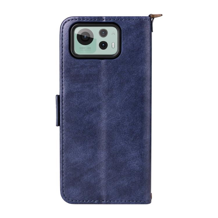 For Asus Zenfone 12 Ultra Multi-card Slots Crossbody Cowhide Leather Phone Case
