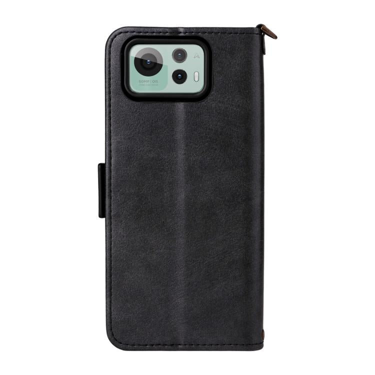 For Asus Zenfone 12 Ultra Multi-card Slots Crossbody Cowhide Leather Phone Case