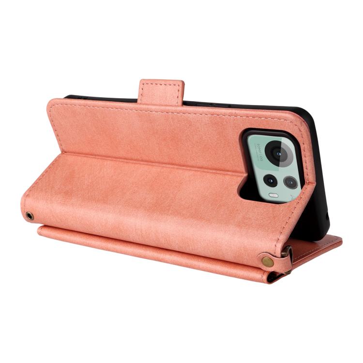 For Asus Zenfone 12 Ultra Multi-card Slots Crossbody Cowhide Leather Phone Case