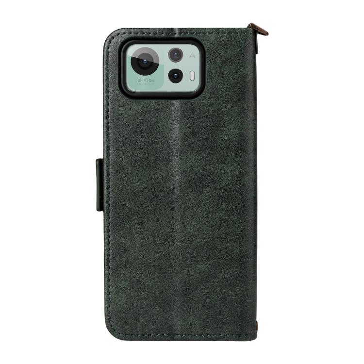 For Asus Zenfone 12 Ultra Multi-card Slots Crossbody Cowhide Leather Phone Case