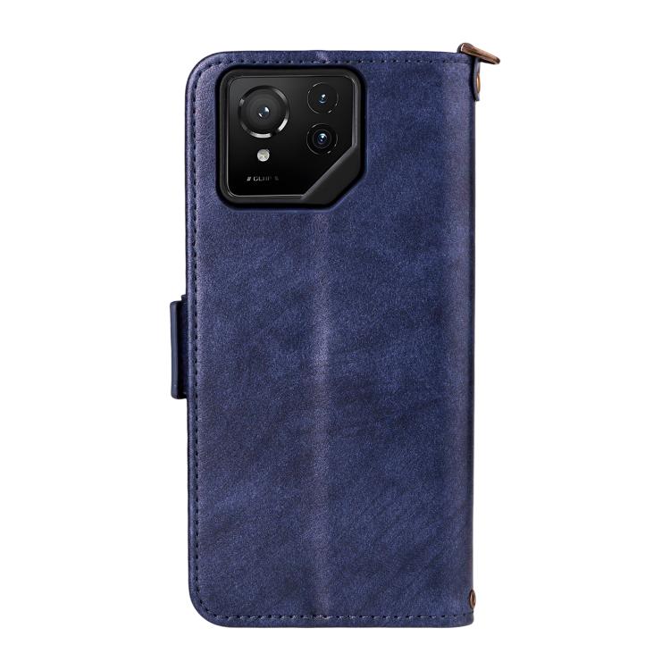 For Asus ROG Phone 9 / 9 Pro Multi-card Slots Crossbody Cowhide Leather Phone Case