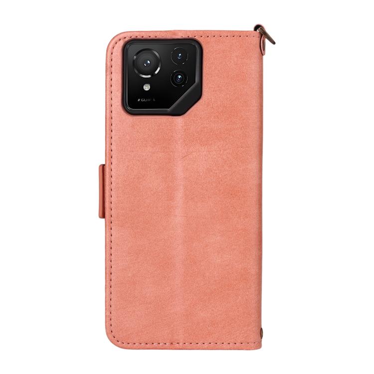 For Asus ROG Phone 9 / 9 Pro Multi-card Slots Crossbody Cowhide Leather Phone Case