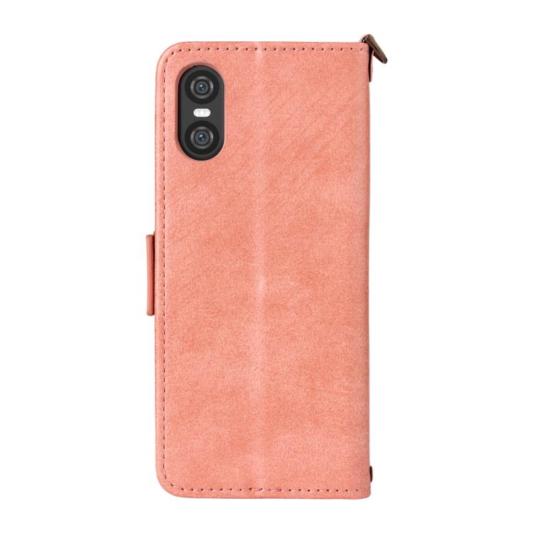 For Sony Xperia 10 VI Multi-card Slots Crossbody Cowhide Leather Phone Case